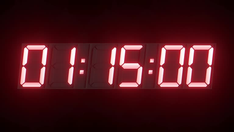Screenshot of Digital Clock Timer